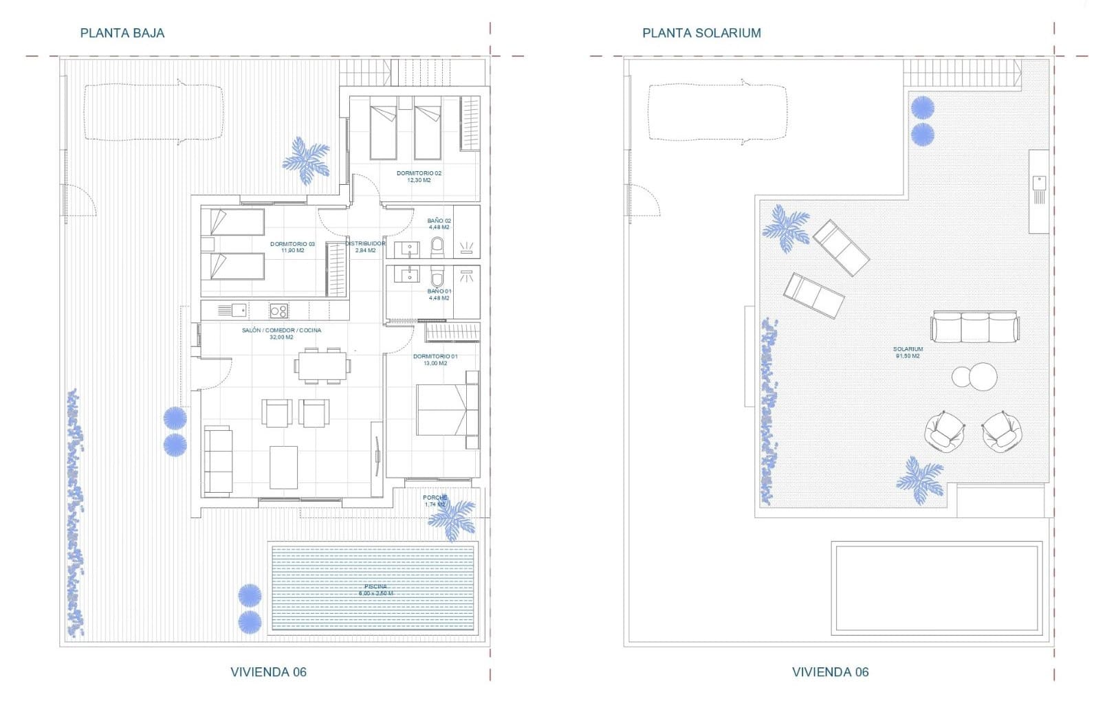 3 soverom Rekkehus til salgs i Balsicas med svømmebasseng garasje - € 340 000 (Ref: 9685220)