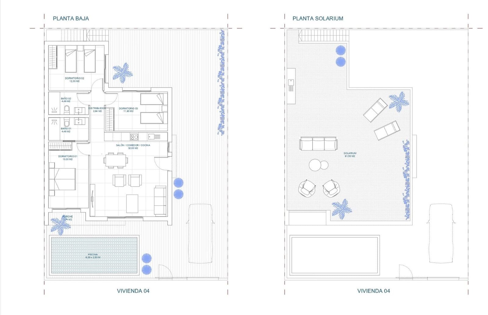 3 soverom Rekkehus til salgs i Balsicas med svømmebasseng garasje - € 325 000 (Ref: 9685221)