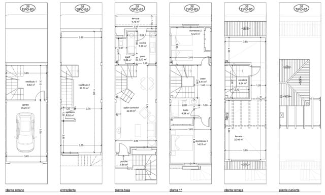 2 soverom Rekkehus til salgs i Portman, La Unión med svømmebasseng garasje - € 215 000 (Ref: 9687620)