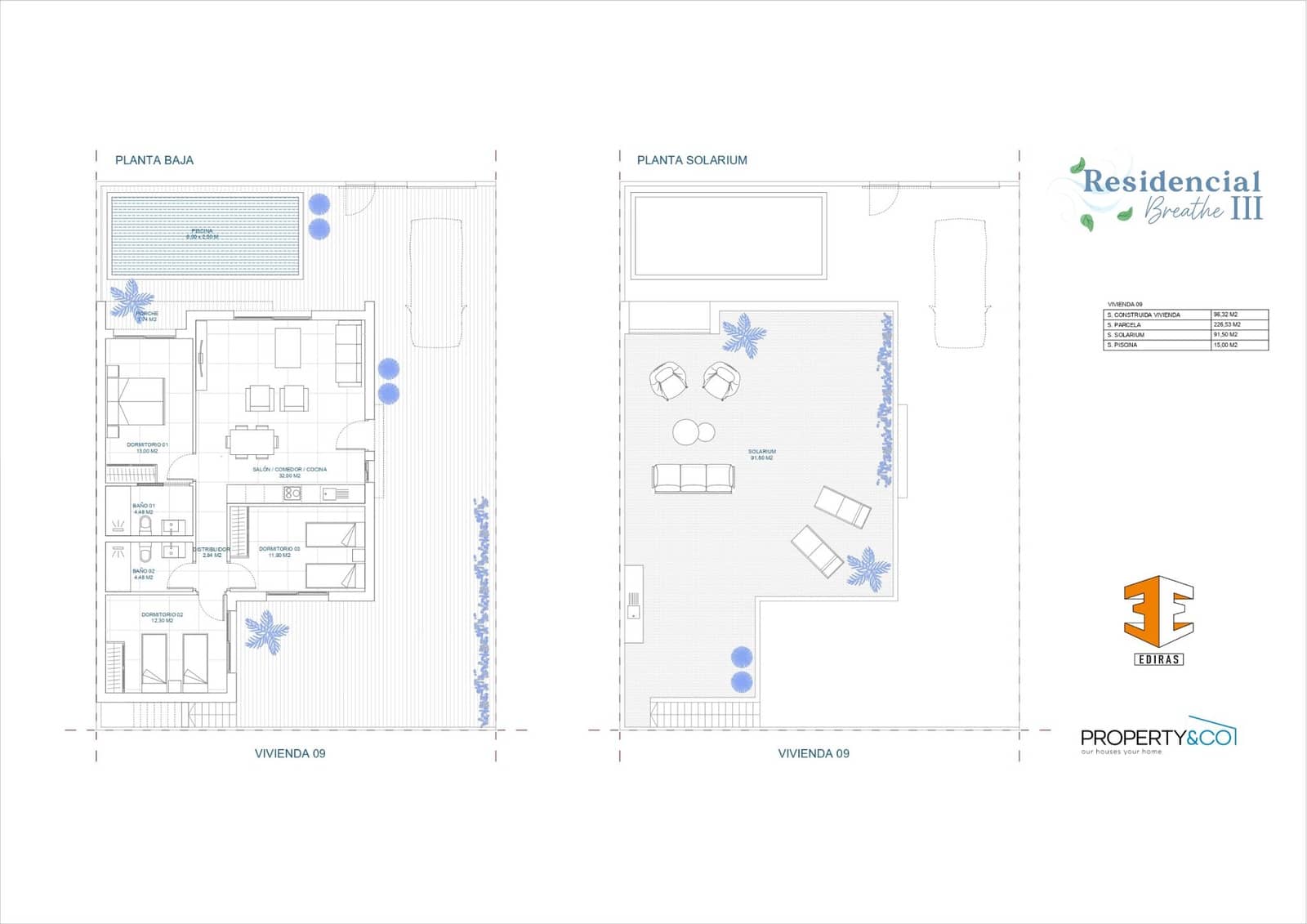 3 sovrum Radhus till salu i Balsicas med pool garage - 330 000 € (Ref: 9699239)
