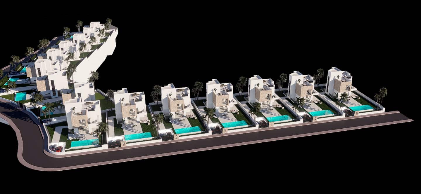 3 makuuhuone Huvila myytävänä paikassa Finestrat mukana uima-altaan 
autotalli - 709 900 € (Ref: 9699241)