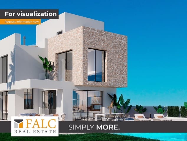 3 makuuhuone Huvila myytävänä paikassa Balcón de Finestrat - Terra Marina, Finestrat mukana uima-altaan 
autotalli - 709 900 € (Ref: 9699241)