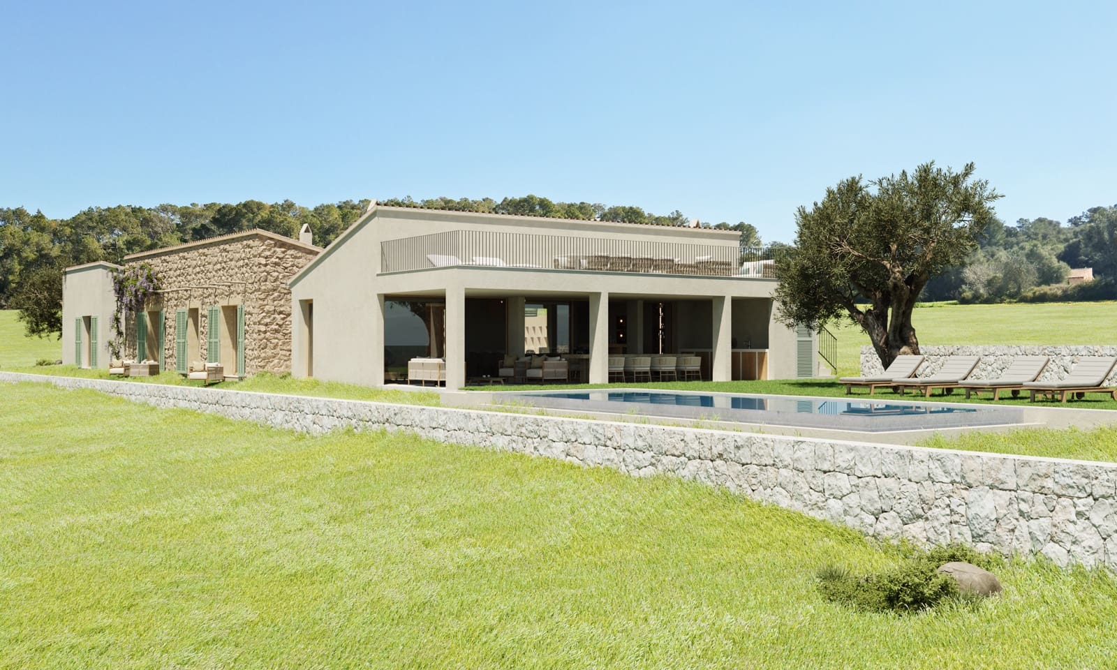 3 sovrum Finca/Hus på landet till salu i Algaida med pool garage - 1 900 000 € (Ref: 9706215)