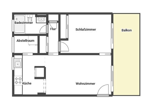 1 soverom Leilighet til salgs i Palma de Mallorca med svømmebasseng garasje - € 450 000 (Ref: 9716746)