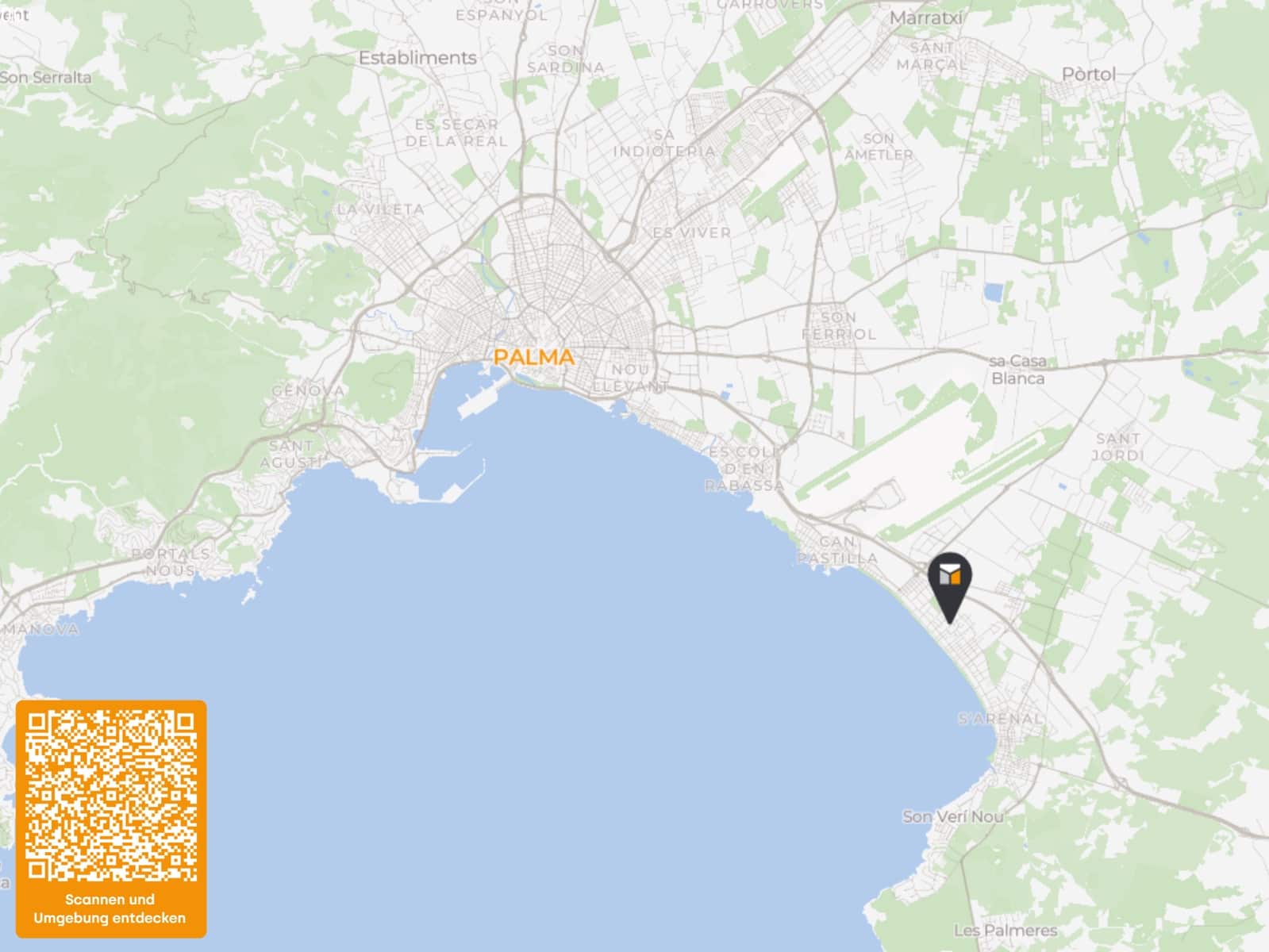 1 soverom Leilighet til salgs i Palma de Mallorca med svømmebasseng garasje - € 450 000 (Ref: 9716746)