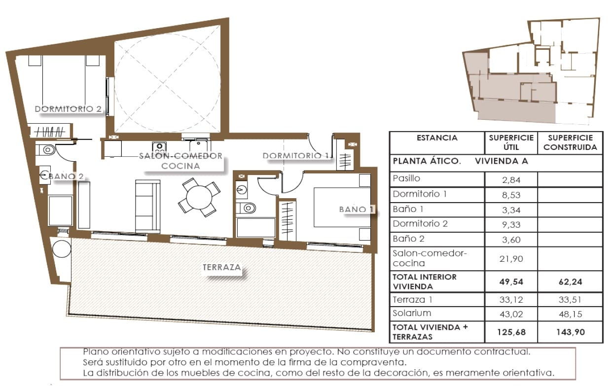 2 chambre Penthouse à vendre à Torrevieja avec piscine - 538 000 € (Ref: 9737279)