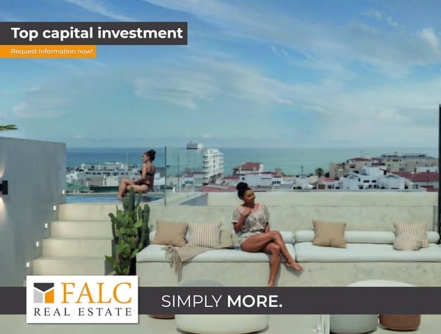 2 chambre Penthouse à vendre à Las Piscinas Naturales, Torrevieja avec piscine - 538 000 € (Ref: 9737279)