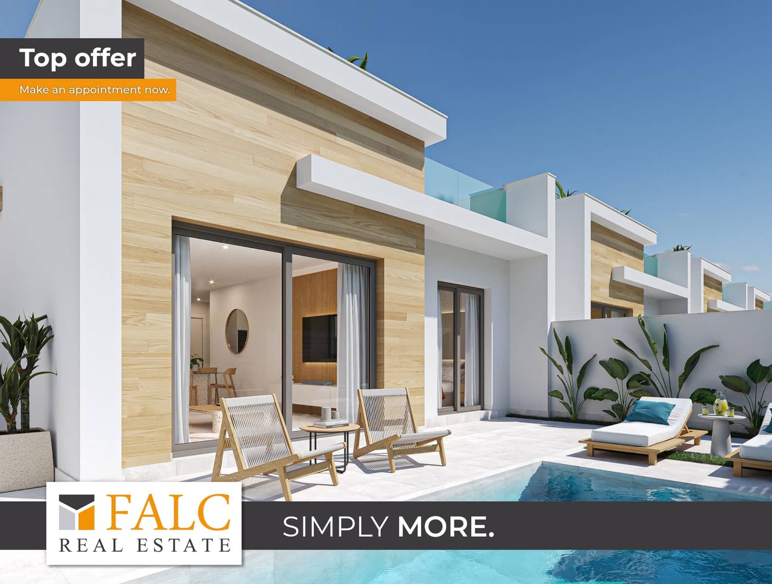 Adosado de 3 habitaciones en Torre-Pacheco en venta con piscina - 289.000 € (Ref: 9743111)