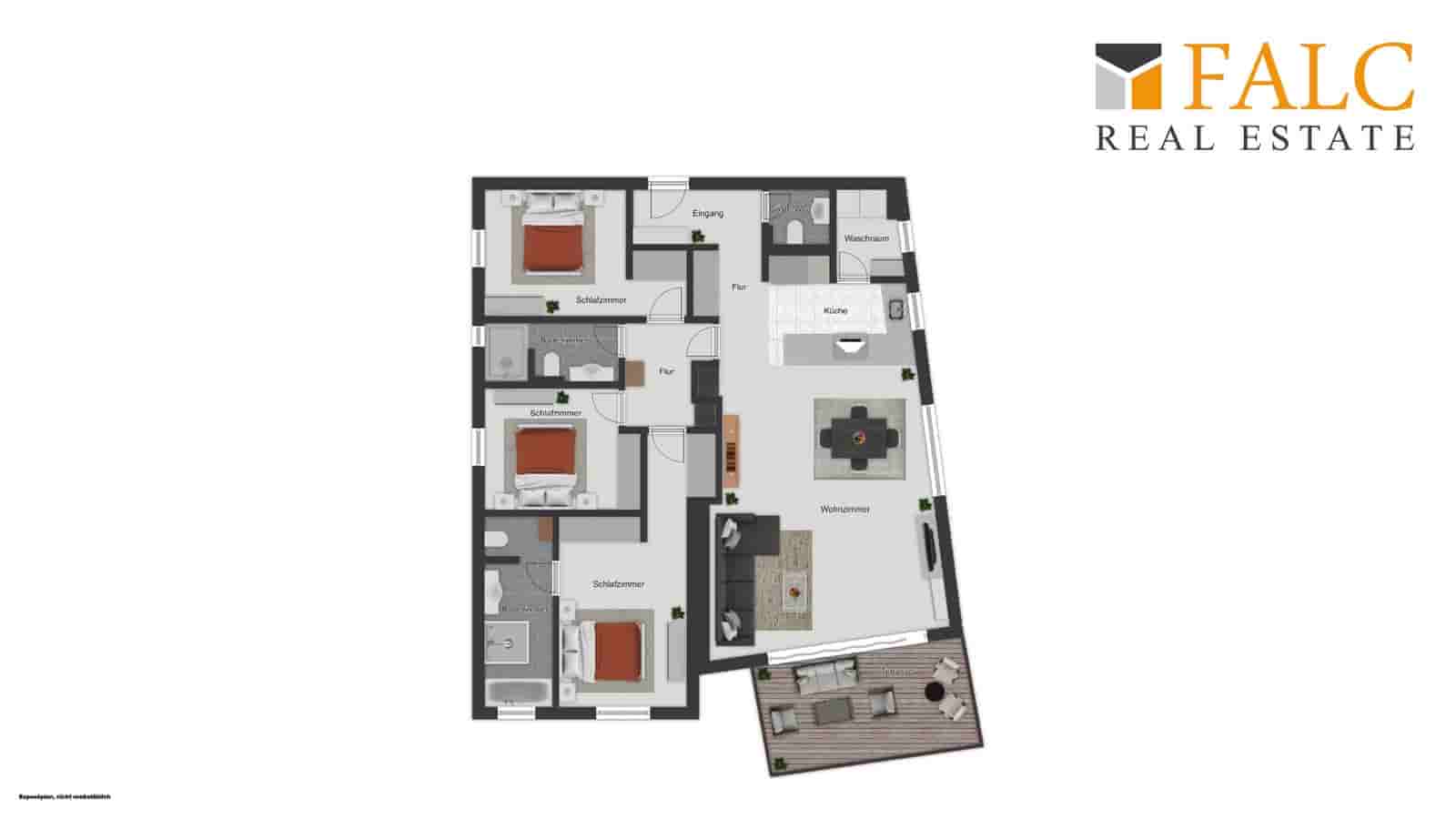 Apartamento de 3 habitaciones en Palma de Mallorca en venta con piscina garaje - 1.650.000 € (Ref: 9746811)