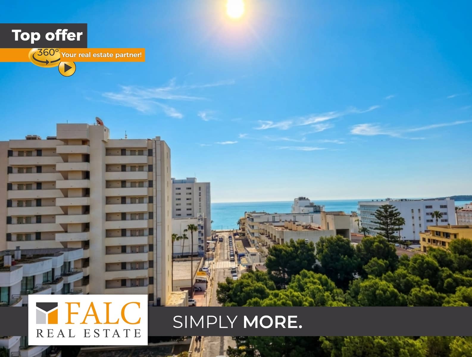 1 chambre Appartement à vendre à Cala Millor - 269 000 € (Ref: 9758052)