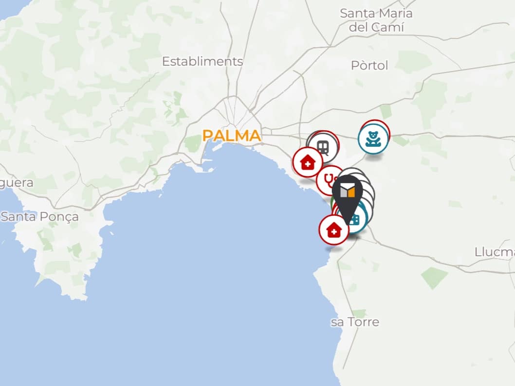 1 quarto Penthouse para arrendar em L'Arenal / S'Arenal com garagem - 1 950 € (Ref: 9793310)