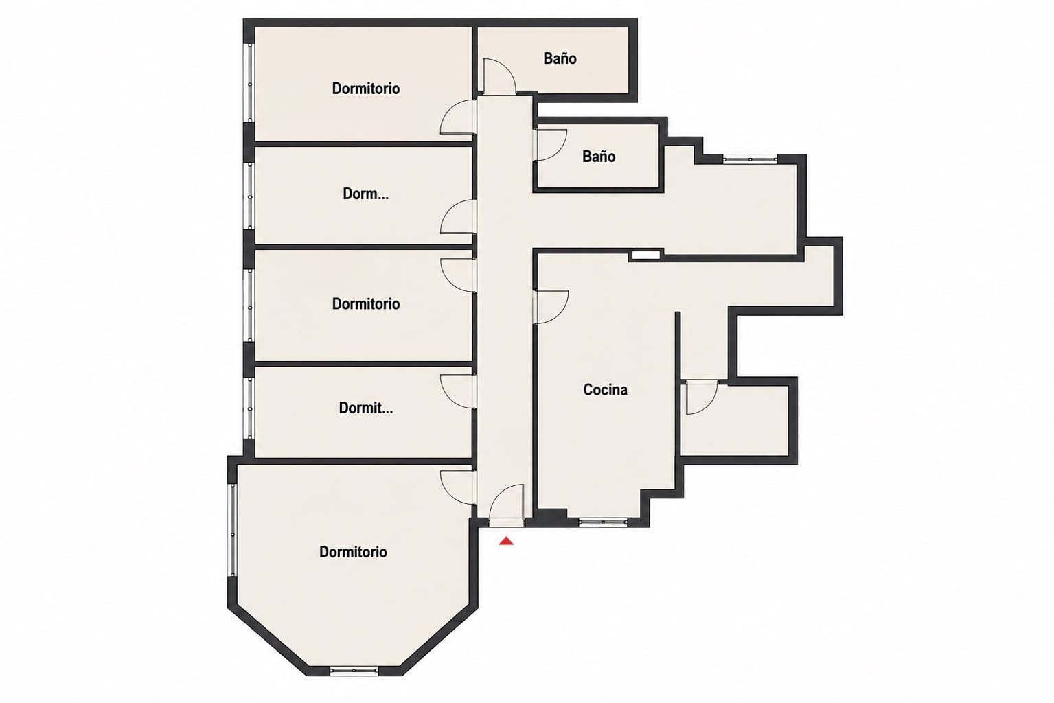 5 sovrum Lägenhet till salu i Palma de Mallorca - 467 000 € (Ref: 9883842)