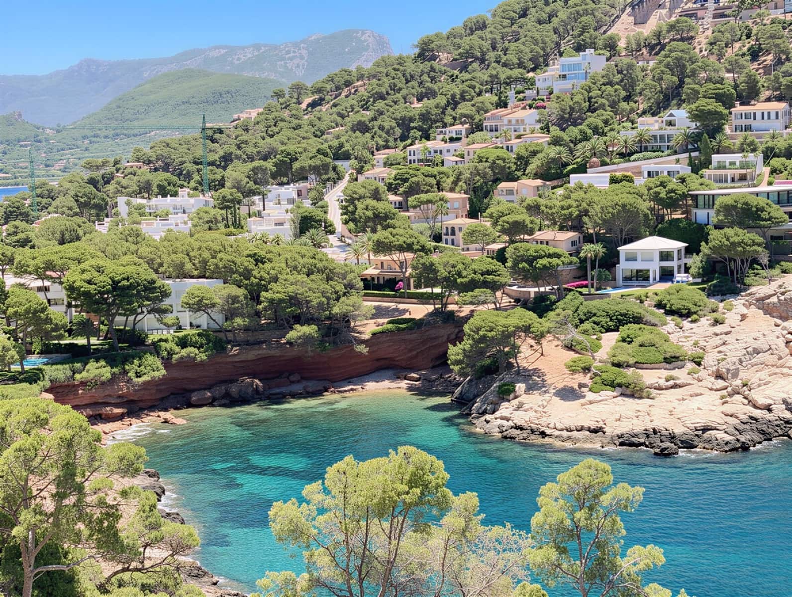3 sypialnia Willa na sprzedaż w Puerto de Andratx z basenem garażem - 3 950 000 € (Ref: 9943802)