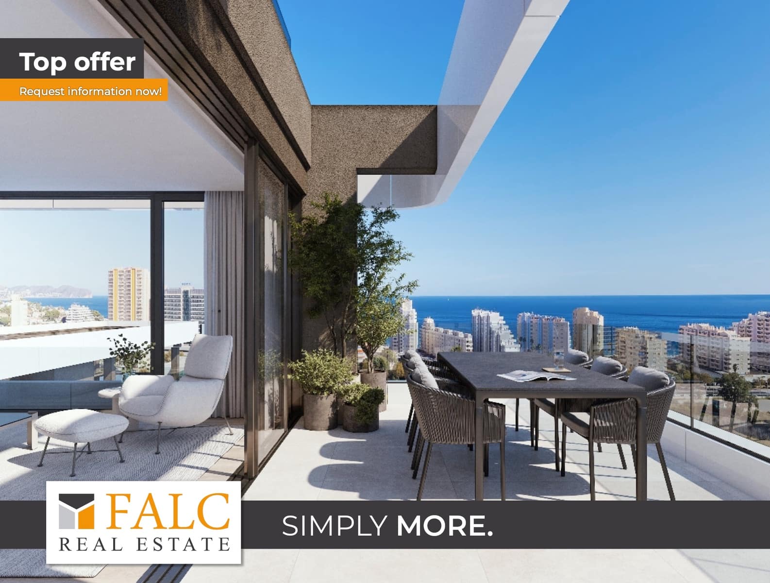 3 slaapkamer Appartement te koop in Calpe / Calp met zwembad garage - € 816.210 (Ref: 9946794)