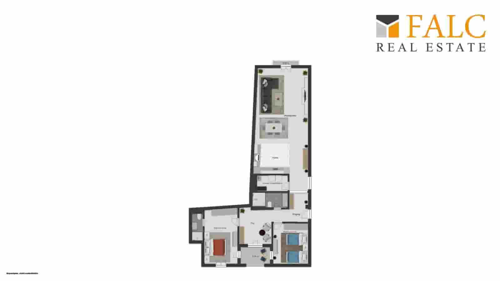 2 sovrum Takvåning till salu i Palma de Mallorca med garage - 1 175 000 € (Ref: 9955429)