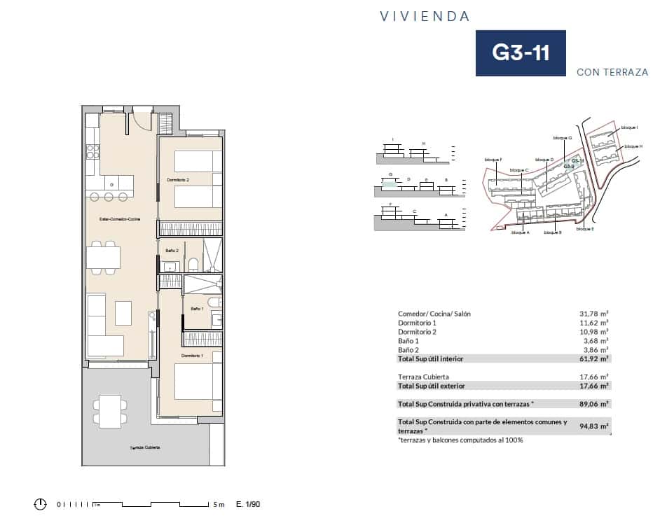 2 bedroom Apartment for sale in Alfaz del Pi / L'Alfas del Pi with pool garage - € 278,000 (Ref: 9956034)