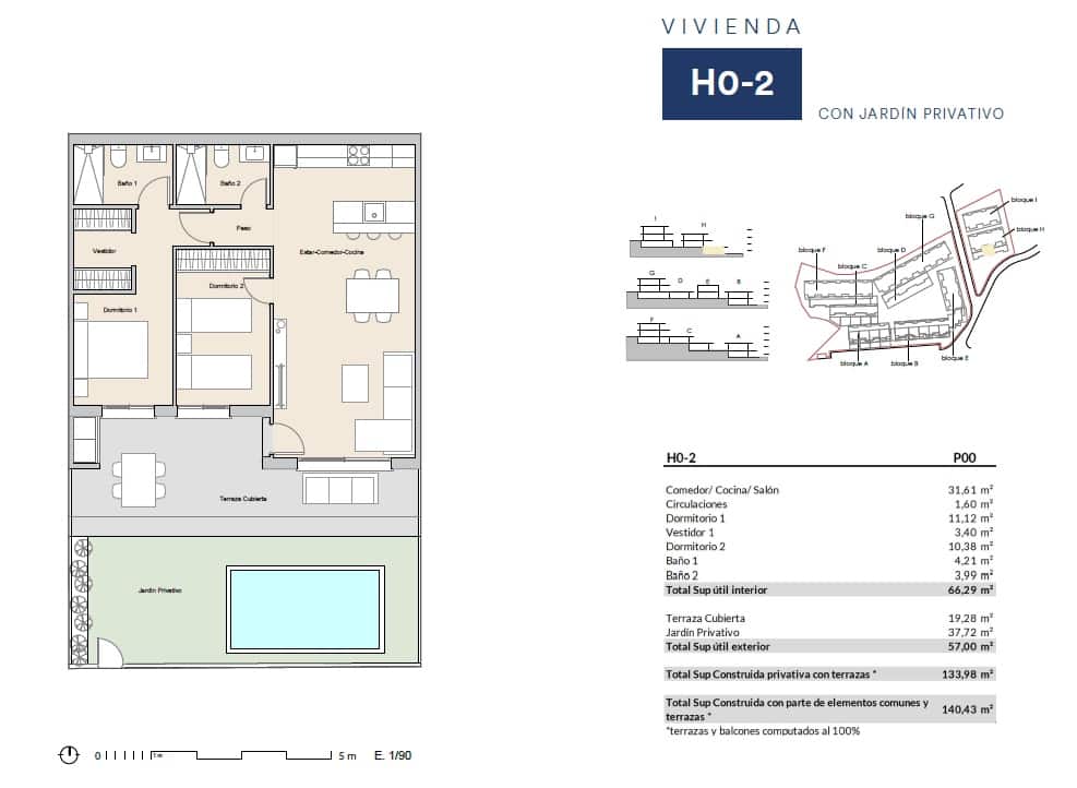 2 bedroom Apartment for sale in Alfaz del Pi / L'Alfas del Pi with pool garage - € 330,000 (Ref: 9956036)