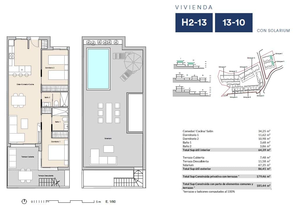 2 bedroom Apartment for sale in Alfaz del Pi / L'Alfas del Pi with pool garage - € 352,000 (Ref: 9956201)