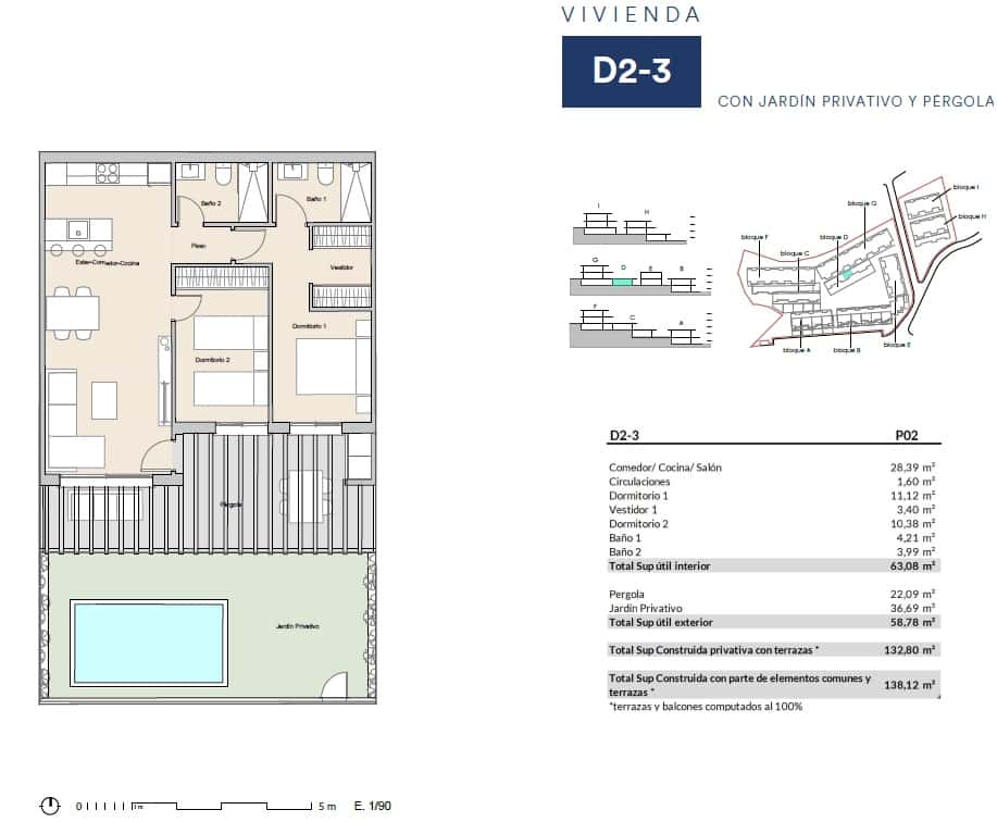 2 soveværelse Lejlighed til salg i Alfaz del Pi / L'Alfas del Pi med swimmingpool garage - € 305.000 (Ref: 9956327)