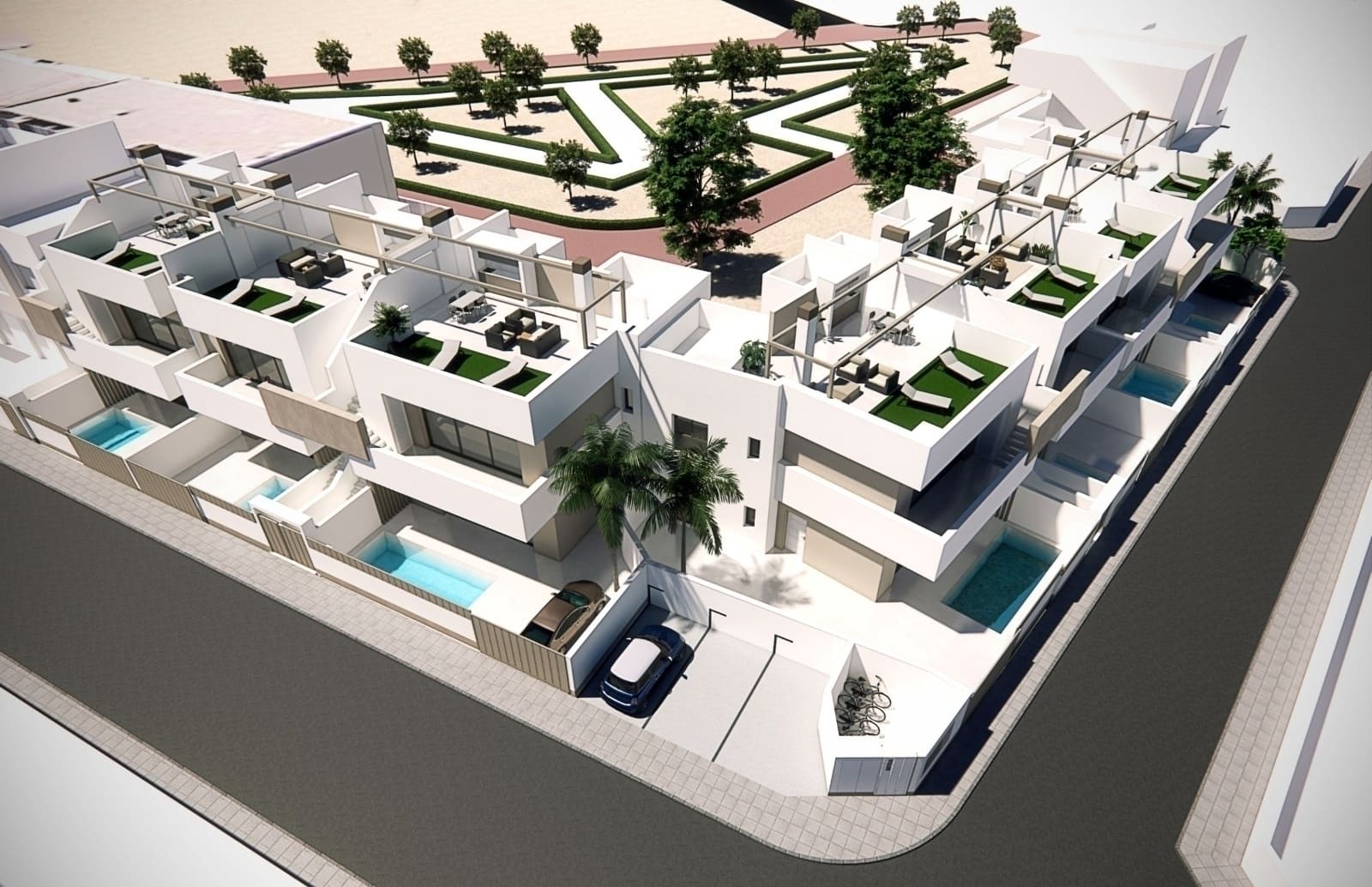 3 chambre Bungalow à vendre à Pilar de la Horadada avec piscine garage - 369 500 € (Ref: 9958824)