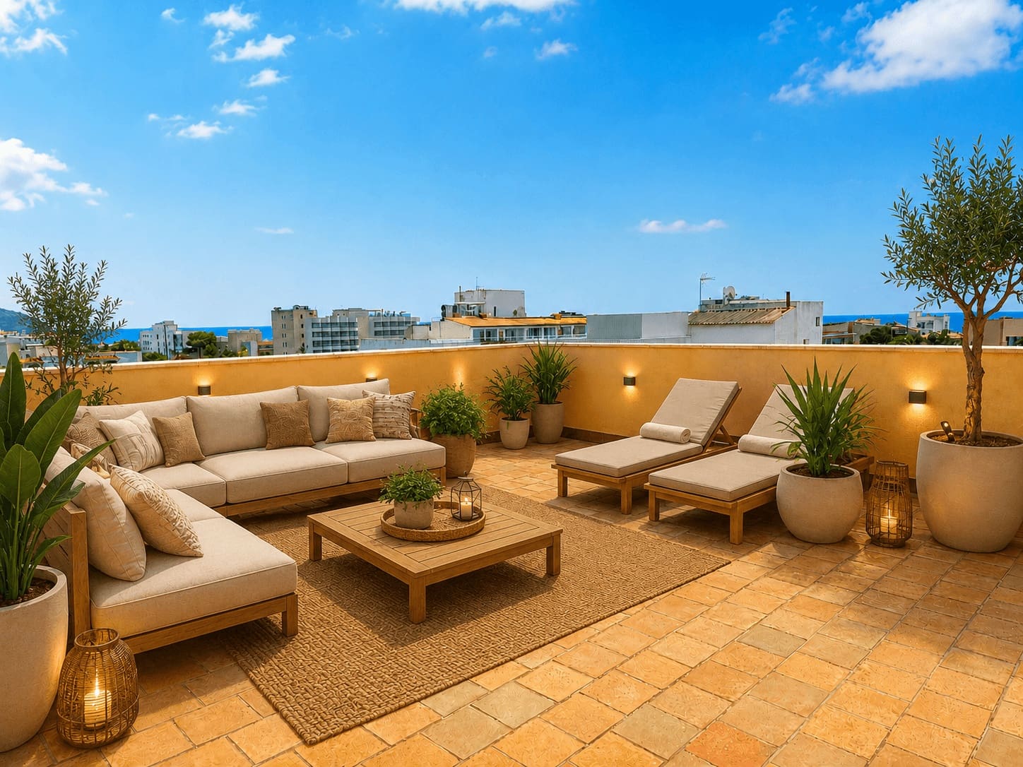 2 bedroom Penthouse for rent in Cala Millor with garage - € 2,300 (Ref: 9964513)