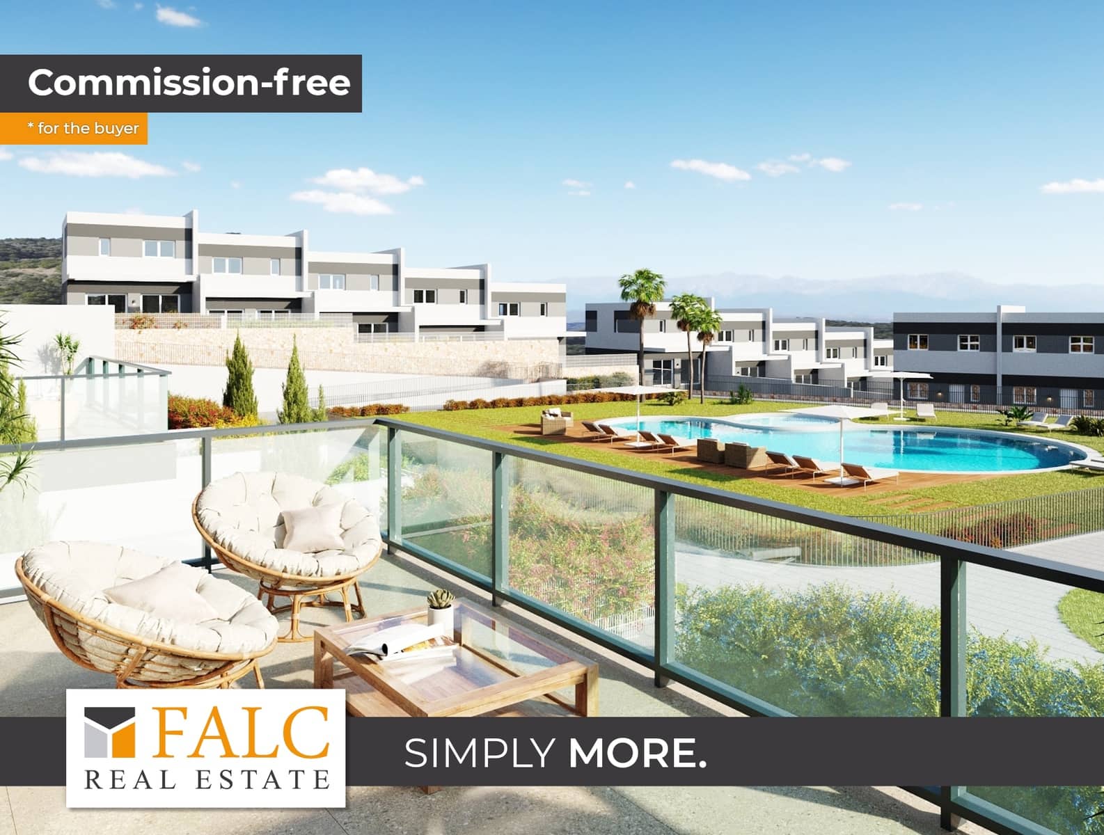 Adosado de 3 habitaciones en Finestrat en venta con piscina garaje - 460.000 € (Ref: 9965936)