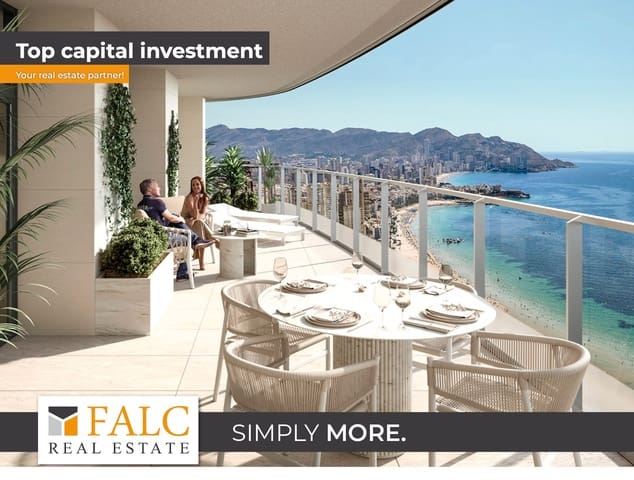 3 slaapkamer Penthouse te koop in Centro Urbano, Benidorm met zwembad garage - € 1.117.800 (Ref: 9983903)