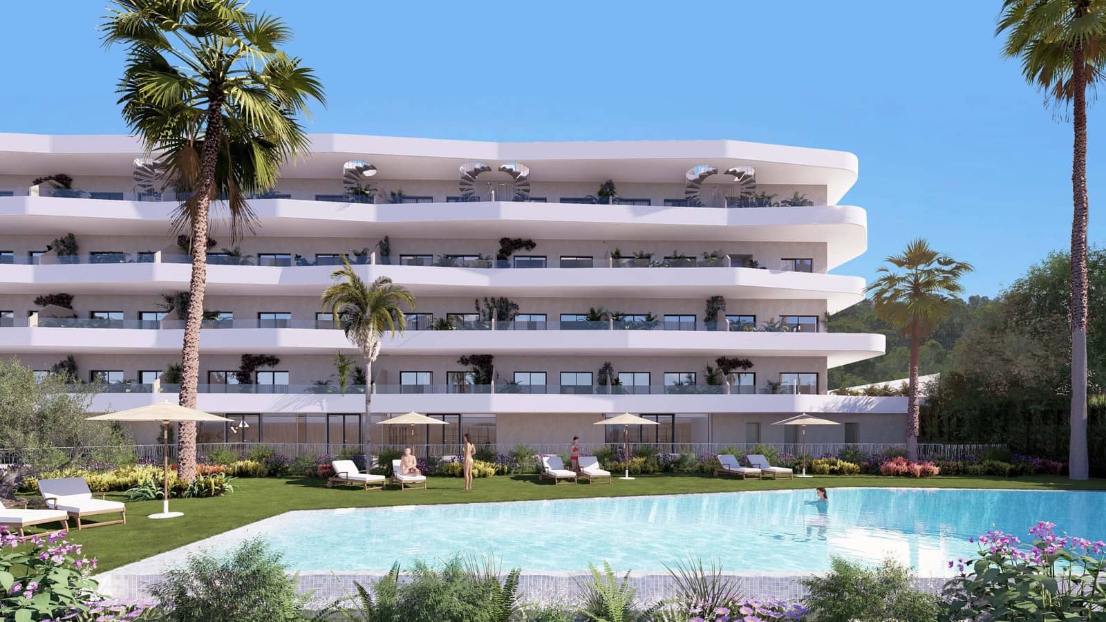 2 soverom Leilighet til salgs i La Nucia med svømmebasseng garasje - € 399 208 (Ref: 9983990)