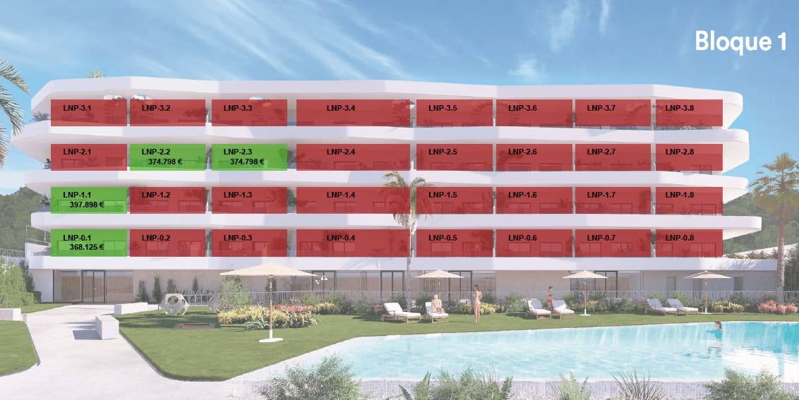 2 sypialnia Apartament na sprzedaż w La Nucia z basenem garażem - 349 388 € (Ref: 9983991)