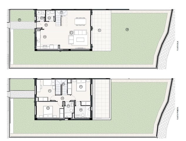 3 soverom Rekkehus til salgs i Balcón de Finestrat - Terra Marina, Finestrat med svømmebasseng garasje - € 440 000 (Ref: 9989969)
