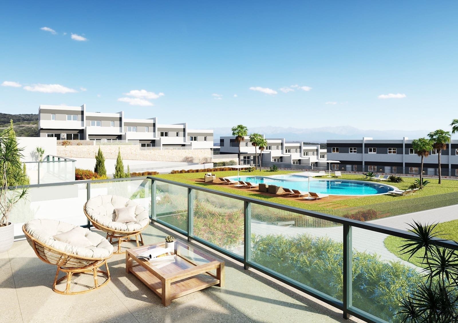 3 bedroom Terraced Villa for sale in Finestrat with pool garage - € 430,000 (Ref: 9989970)