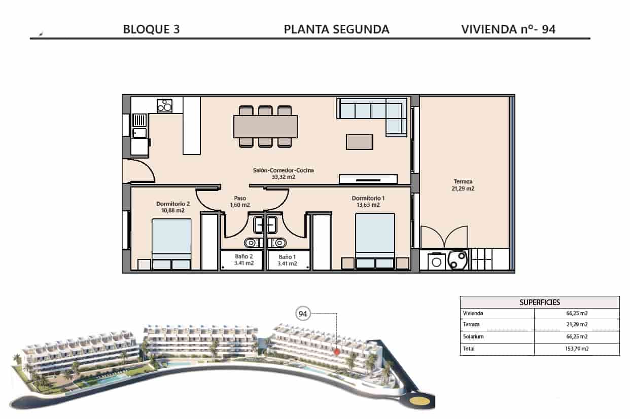 2 Zimmer Penthouse zu verkaufen in Finestrat mit Pool - 359.900 € (Ref: 9989973)