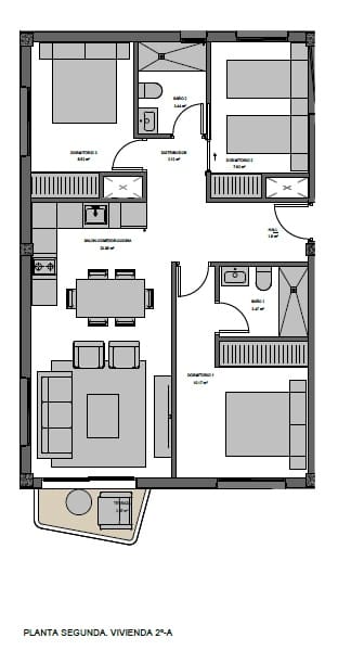 3 soverom Leilighet til salgs i El Campello med svømmebasseng garasje - € 420 000 (Ref: 9991965)