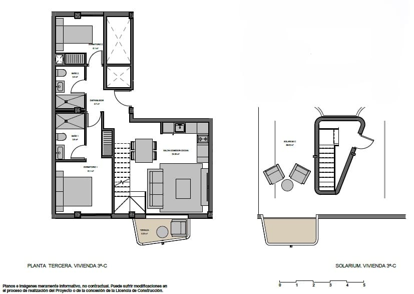 2 soverom Penthouse til salgs i El Campello med svømmebasseng garasje - € 470 000 (Ref: 9993571)
