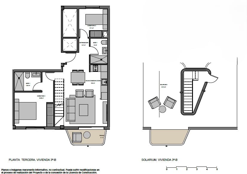 2 chambre Penthouse à vendre à El Campello avec piscine garage - 460 000 € (Ref: 9993572)