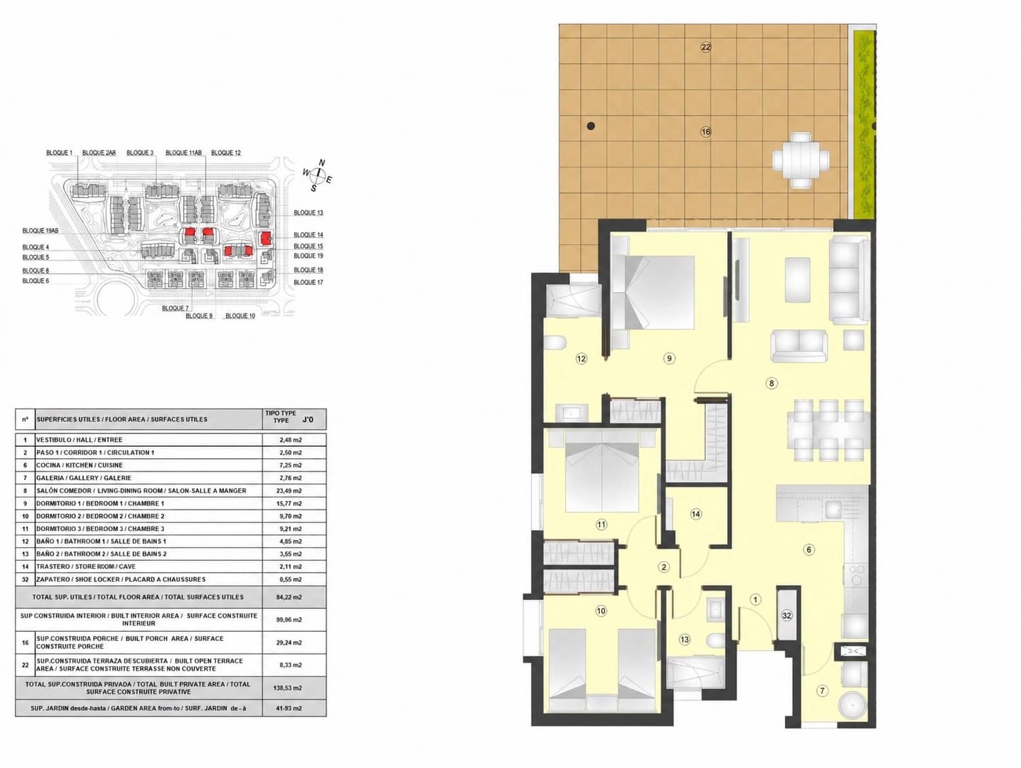 3 soverom Bungalow til salgs i Torrevieja med svømmebasseng garasje - € 435 100 (Ref: 9996284)