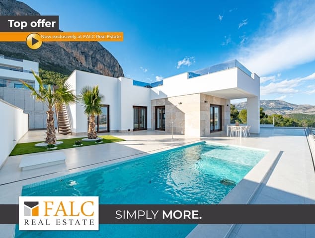 3 Zimmer Villa zu verkaufen in Polop mit Pool Garage - 679.000 € (Ref: 9999459)