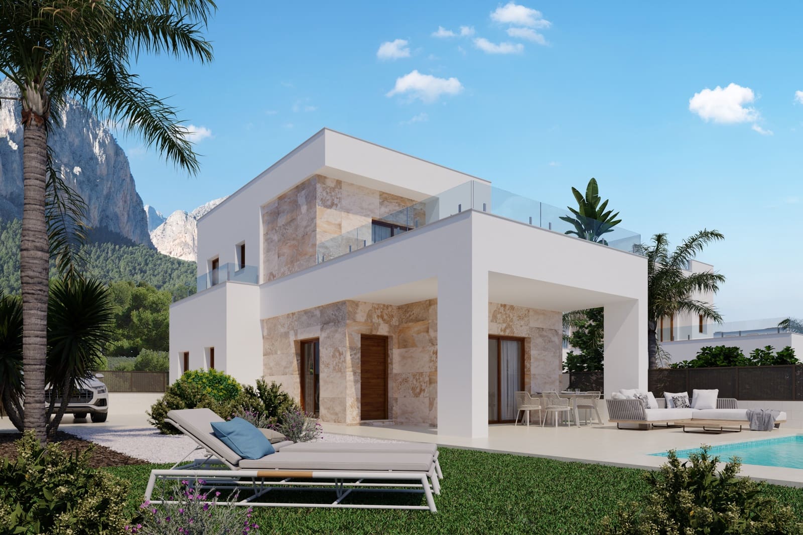 Chalet de 3 habitaciones en Polop en venta con piscina garaje - 829.000 € (Ref: 9999460)
