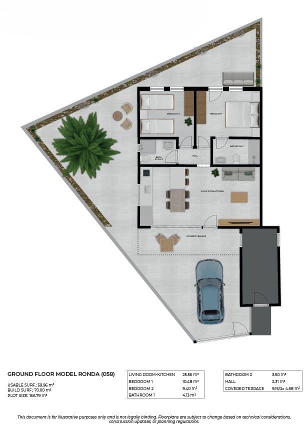 2 sypialnia Apartament na sprzedaż w La Pinilla z basenem garażem - 176 157 € (Ref: 9999761)