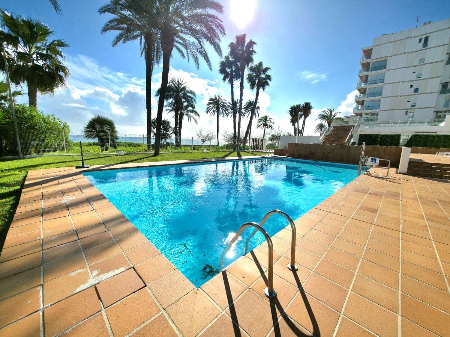 2 Zimmer Strandapartment zu verkaufen in Ibiza / Eivissa Stadt mit Pool Garage - 840.000 € (Ref: 8830041)