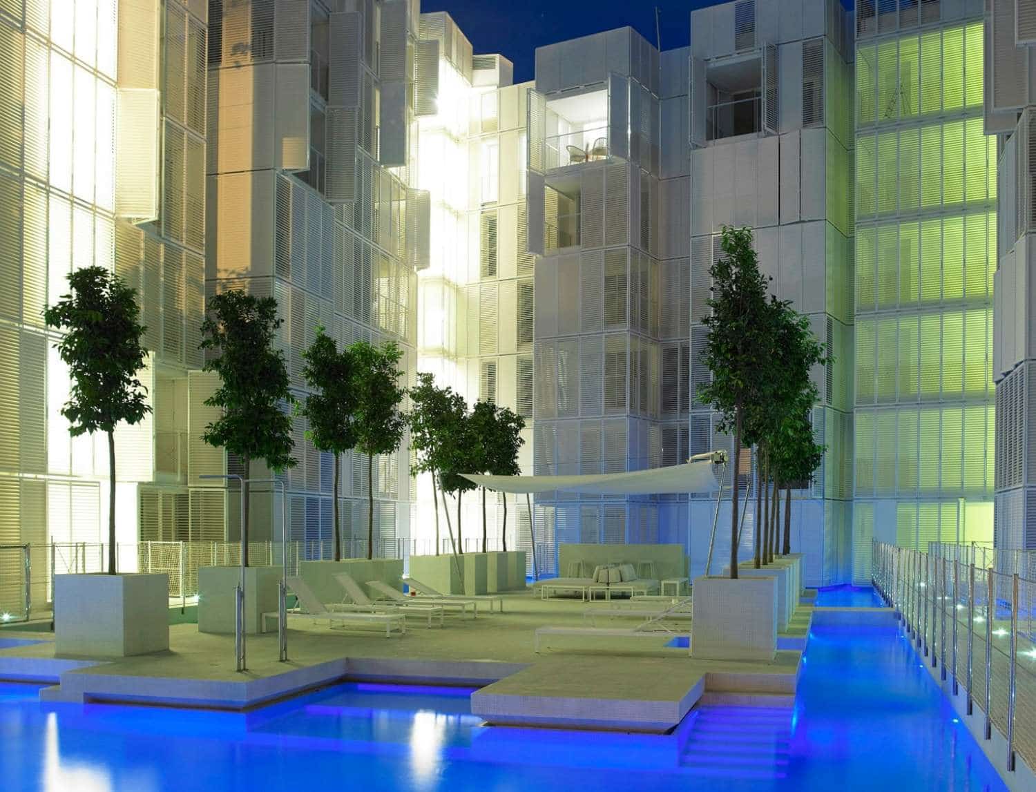 2 slaapkamer Strandappartement te huur in Ibiza dorp met zwembad garage - € 1.700 (Ref: 8988045)