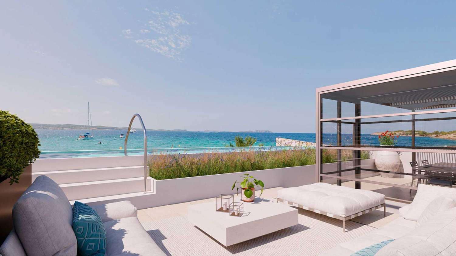 1 camera da letto Appartamento sulla Spiaggia in vendita in Sant Antoni de Portmany con piscina - 530.000 € (Rif: 9162110)