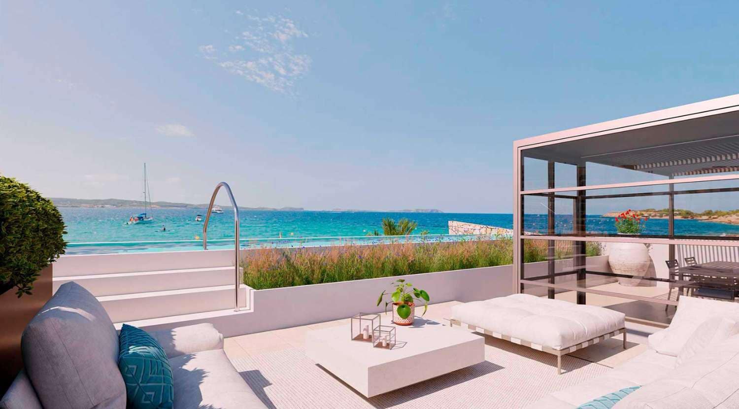 1 camera da letto Appartamento sulla Spiaggia in vendita in Sant Antoni de Portmany con piscina - 530.000 € (Rif: 9162110)