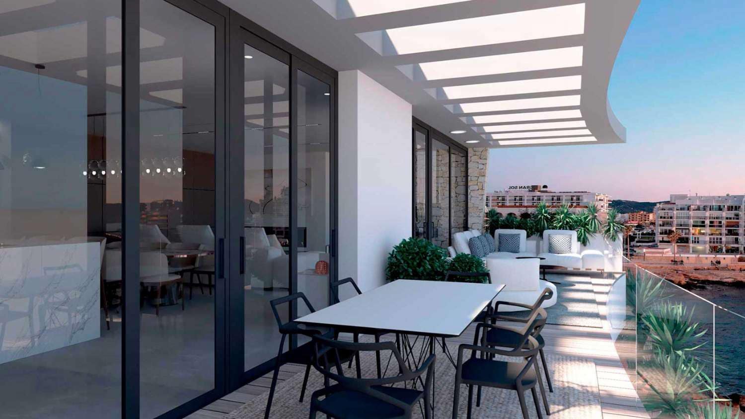 1 camera da letto Appartamento sulla Spiaggia in vendita in Sant Antoni de Portmany con piscina - 530.000 € (Rif: 9162110)