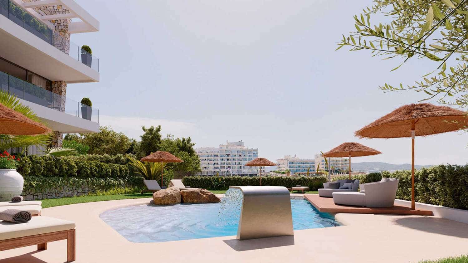 1 camera da letto Appartamento sulla Spiaggia in vendita in Sant Antoni de Portmany con piscina - 530.000 € (Rif: 9162110)