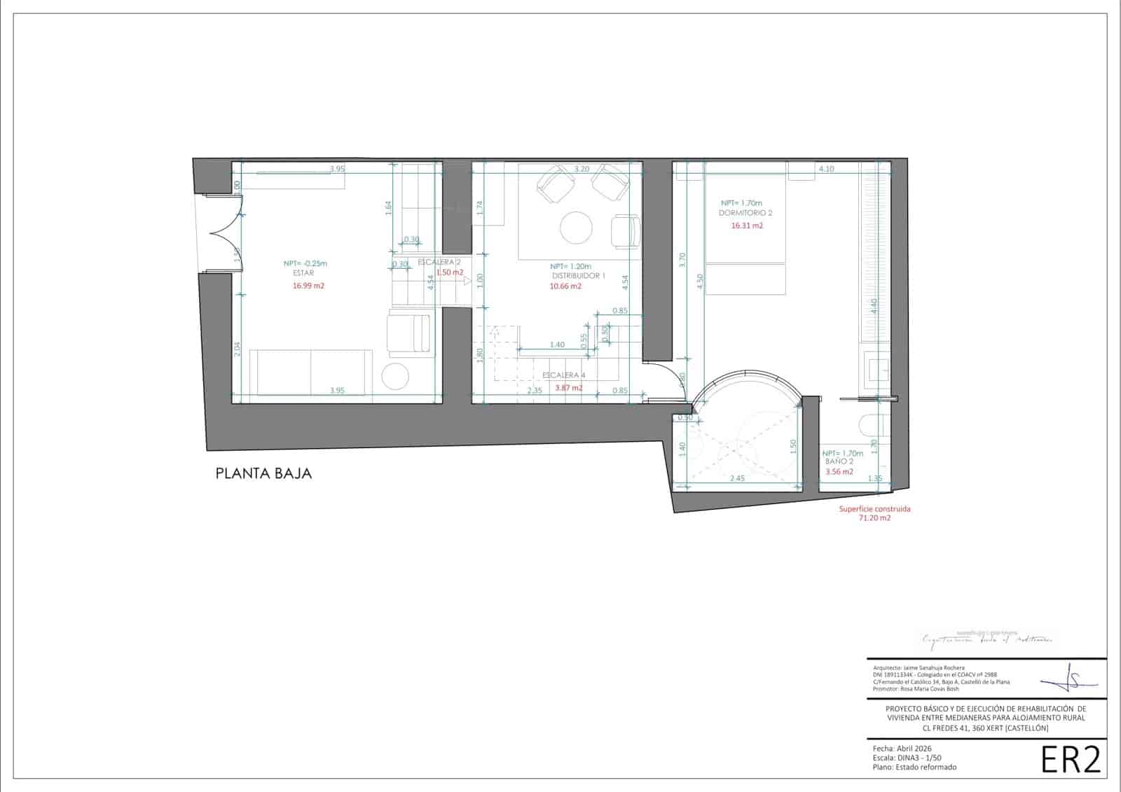 Townhouse for sale in Chert / Xert - € 53,000 (Ref: 10001228)