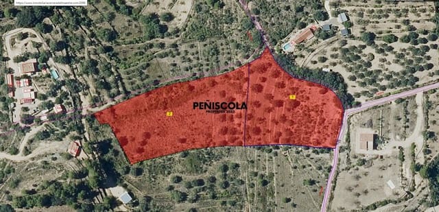 Terrain à Bâtir à vendre à Cervera del Maestre / Cervera del Maestrat - 65 000 € (Ref: 10103555)