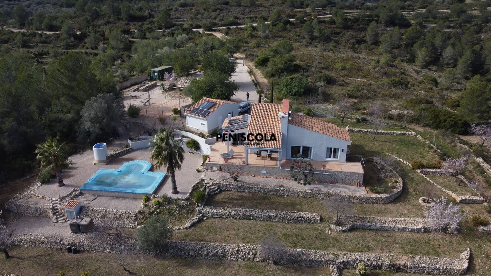 2 makuuhuone Huvila myytävänä paikassa Cervera del Maestre / Cervera del Maestrat mukana uima-altaan 
autotalli - 545 000 € (Ref: 9444012)