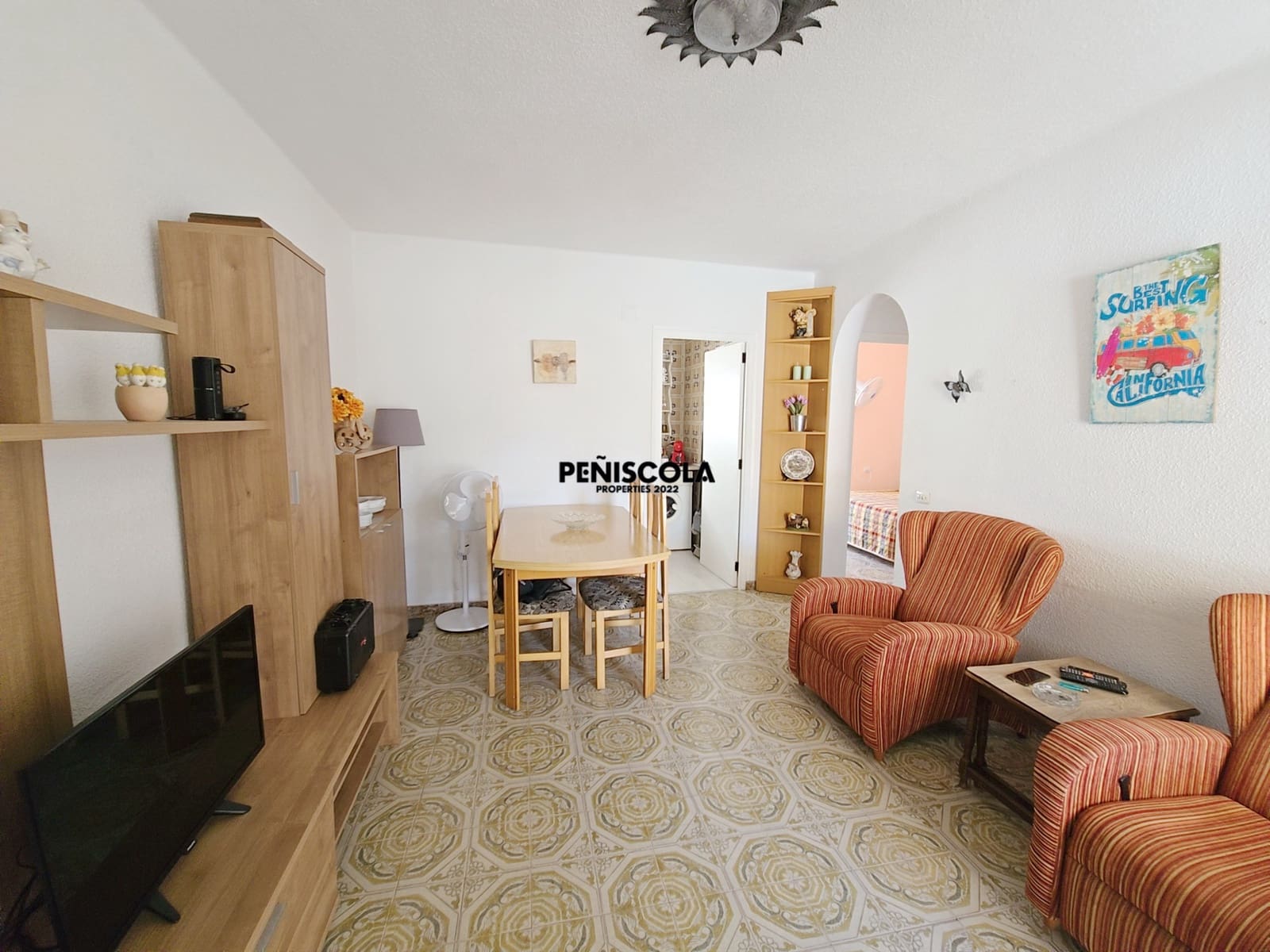 2 makuuhuone Ranta-asunto myytävänä paikassa Peniscola - 195 000 € (Ref: 9653129)