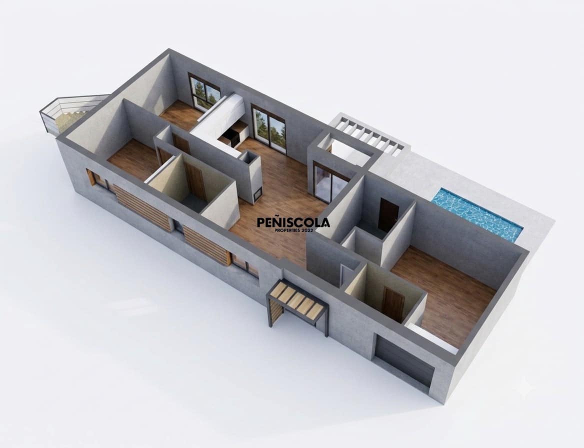 2 slaapkamer Villa te koop in Peniscola met zwembad garage - € 475.000 (Ref: 9987235)
